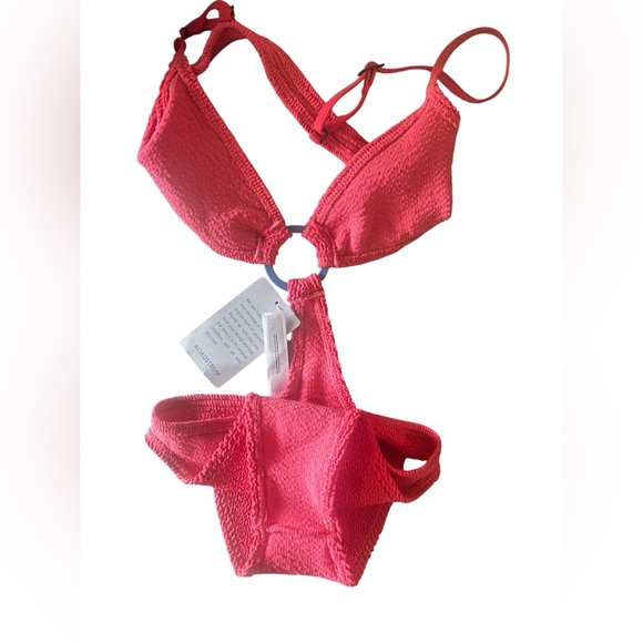 BOND-EYE AUSTRALIA ONE PIECE BATHING SUITE ONE SIZE NWT COLOR GUAVA/CORAL PINK - Picture 2 of 7